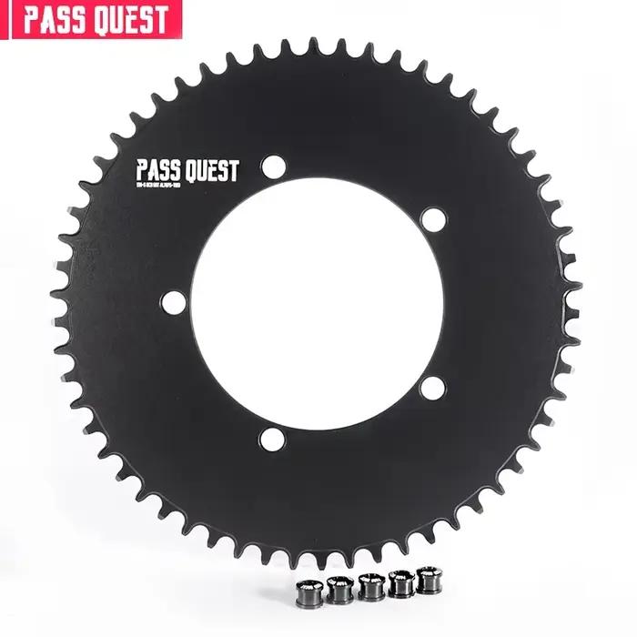 PASS QUEST 130BCD plateau 5 griffes disque fermé rond/ovale 42/44/46/48/50/52/54/56/58/60T pour péda