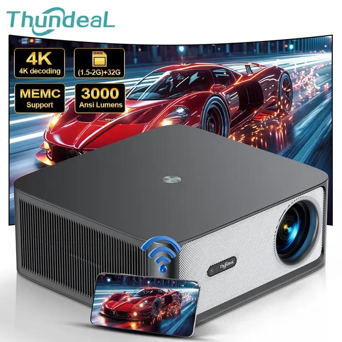 ThundeaL TD98Pro 1080P projecteur Full HD 4K Android WiFi Projetor mise au point automatique TD98 Pr
