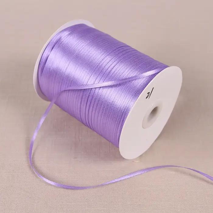 Ruban en Satin de soie violet clair, 6/10/12/15/20/25/40/50MM, décoration de fête de mariage, emball