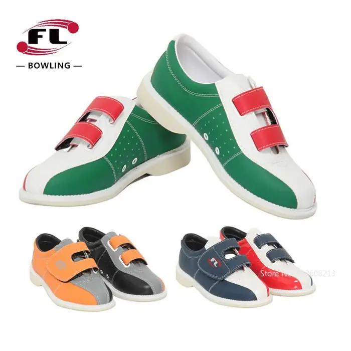 Chaussures de bowling unisexes avec semelle coordonnante pour hommes et femmes, baskets respirantes,
