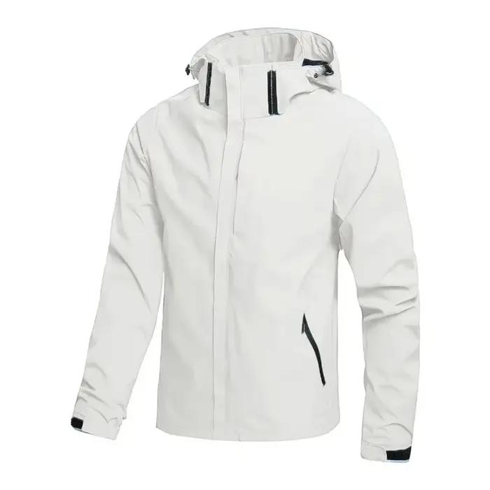 Manteau imperméable imperméable d'extérieur pour hommes imperméable léger avec capuche streetwear ra