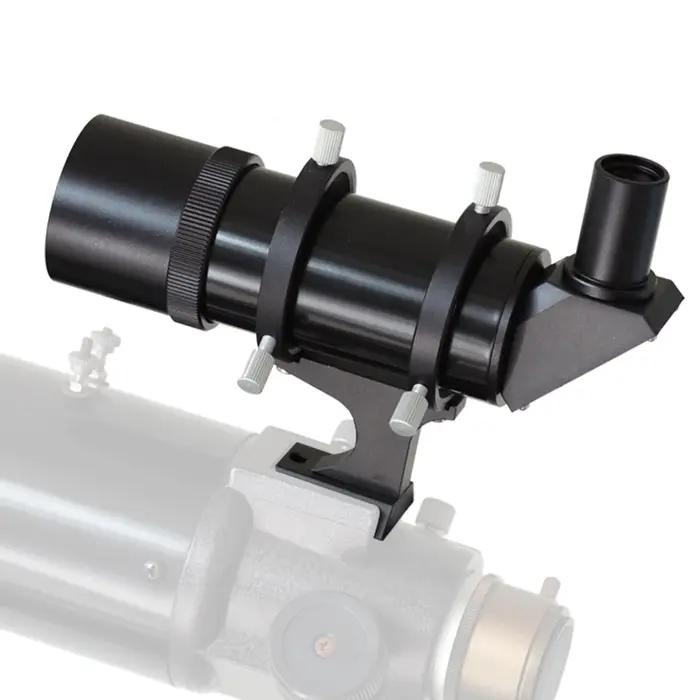 EYSDON 9x50mm portée de recherche d'image correcte à Angle droit OTA avec anneaux de guidage de serr