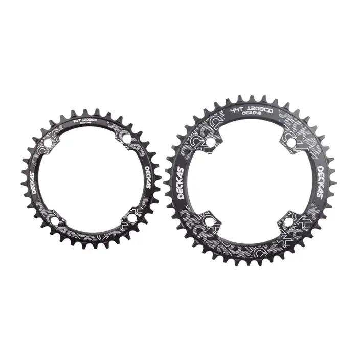 DECKAS-Plateau de manivelle VTT, réparation creuse, 120BCD, 36T, 38T, 40T, 42T, 44T, BCD approprié,