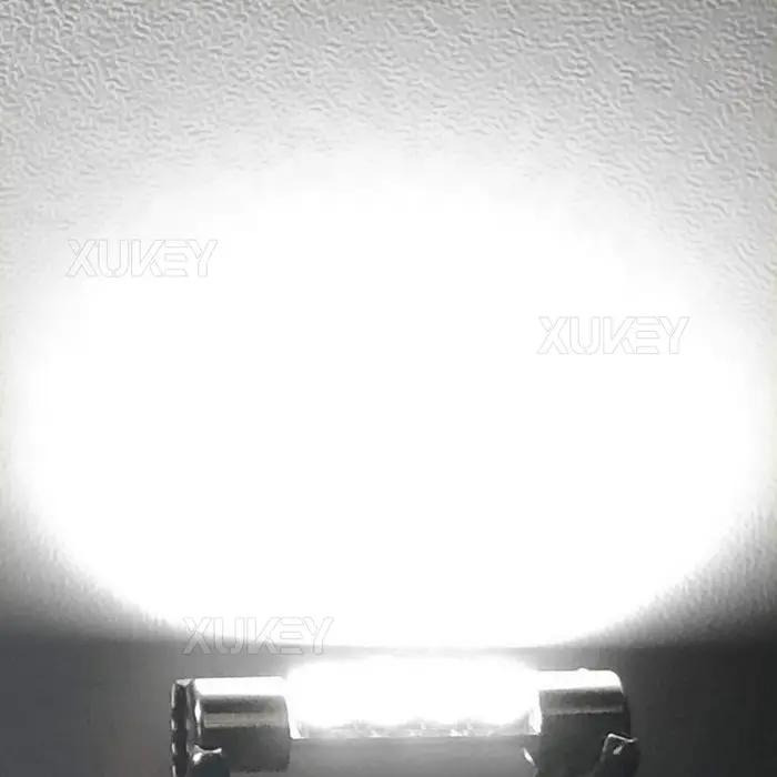 Ampoule LED feston 4x28mm 29mm 6614F, blanche, Super brillante, 6612F 6641, 6000k, pour miroir de va