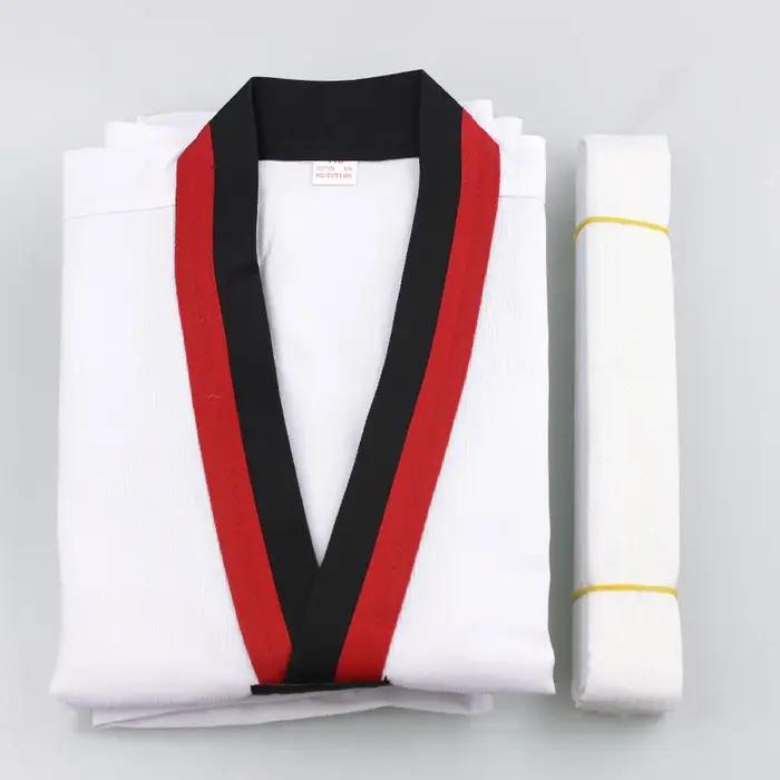 Costumes TKD 2022, uniformes de Taekwondo blancs, vêtements de karaté Judo Dobok pour enfants et adu