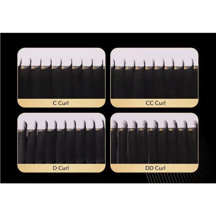 Extensions de cils individuelles Lashprofessor 5-20mm, cils en soie douce de qualité supérieure, noi