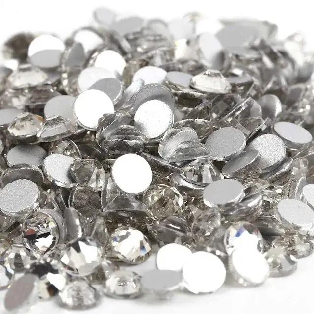Strass Super pailletés AB Non correcteurs, SS3-SS50, Strass à dos plat, couture et tissu pour vêteme