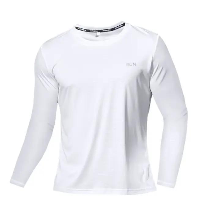 Vêtements à séchage rapide T-Shirt à manches longues pour hommes respirant Absorption de la sueur sé