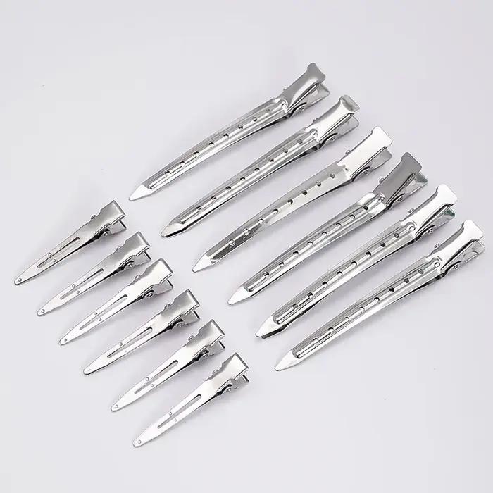 Pinces à cheveux Barrettes en métal, 5/10 pièces, pinces de sectionnement pour coiffure, barbier, co