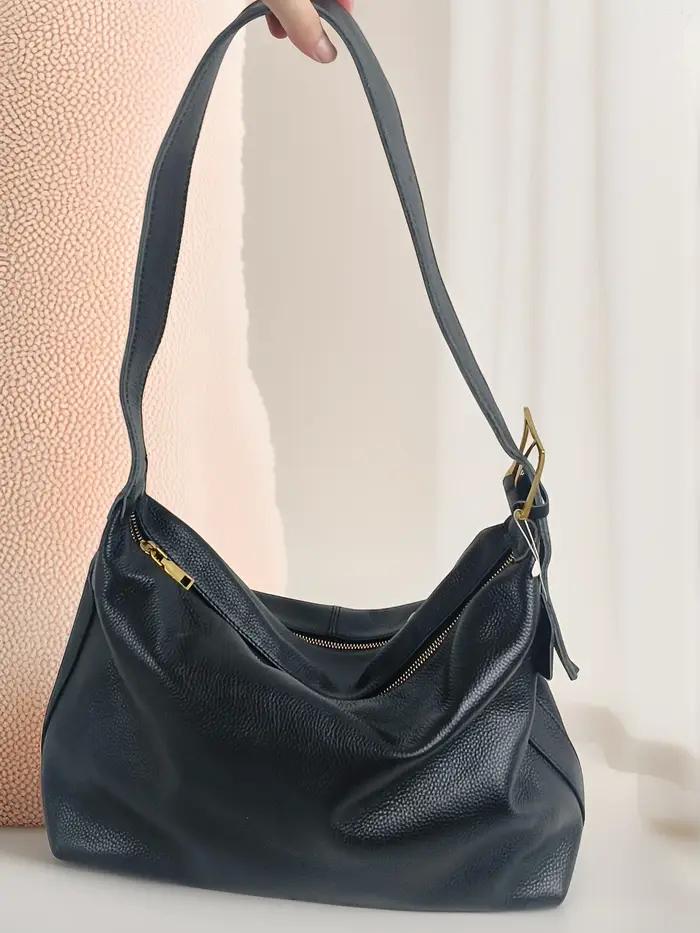 Nouveau décontracté femmes en cuir véritable poignée supérieure sac à bandoulière grande capacité fe