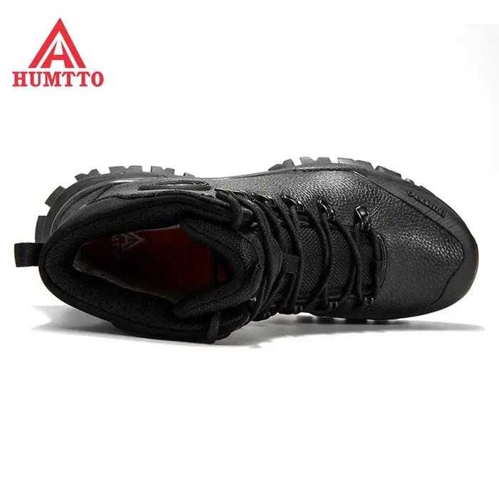 Chaussures de randonnée respirantes HUMTTO pour hommes - Bottes imperméables pour trekking hiver