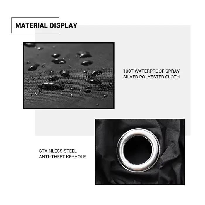 Housse de protection imperméable pour accessoires de Moto, housse de protection contre la pluie en p