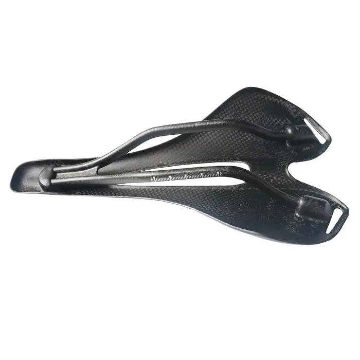 Selle de vélo entièrement en Fiber de carbone 3K, siège de vélo de route et vtt, équipement de Cycle