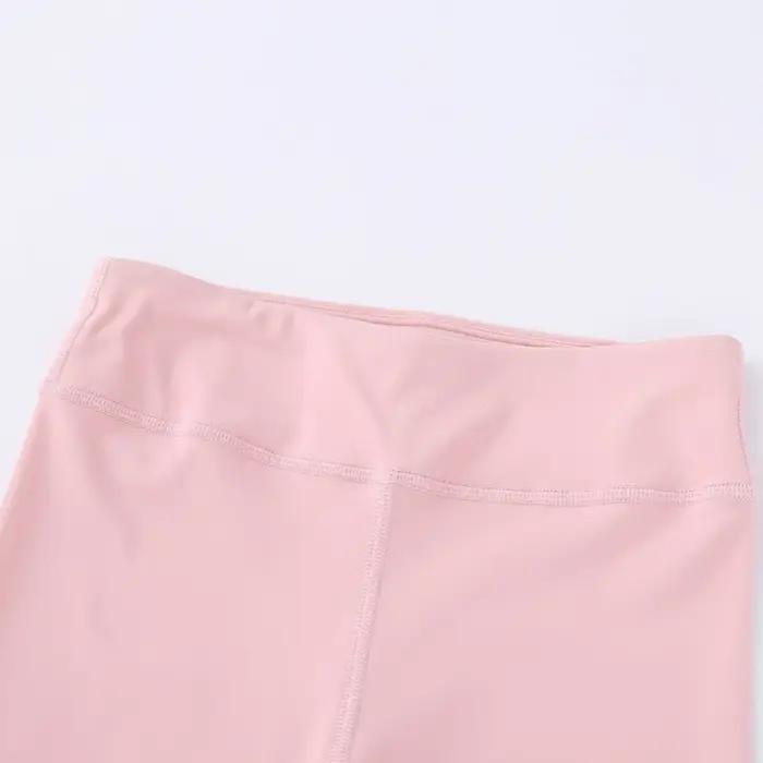 Pantalon de yoga taille haute pour enfants, leggings de sport skinny pour enfants, pantalons moulant