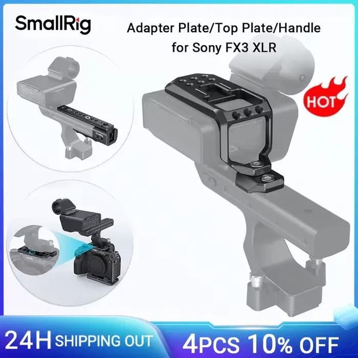 SmallRig – plaque supérieure pour unité XLR Sony FX3, poignée originale FX3, avec trous filetés de 1