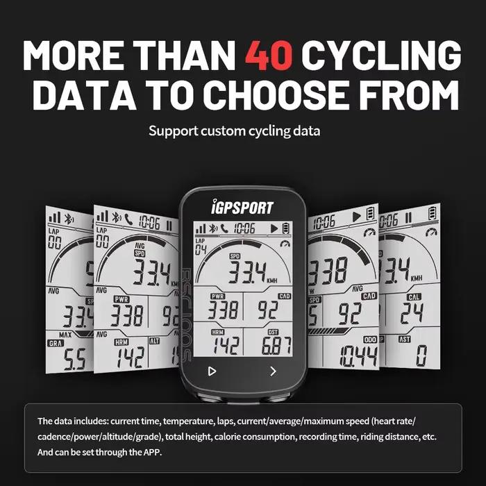 GPS vélo ordinateur IGPSPORT BSC100S guide GPS interface utilisateur facile à utiliser pour cyclistes passionnés