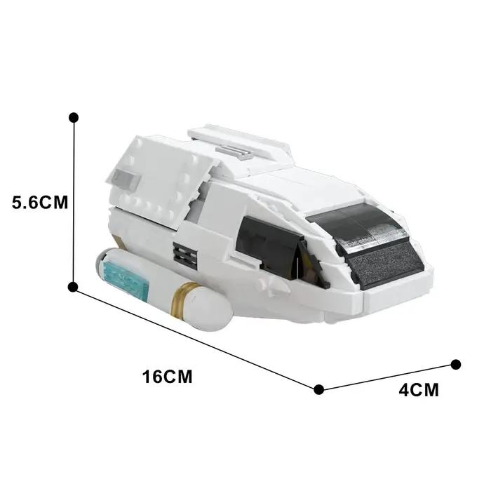 Gobricks-décennie s de Construction de Volant MOC Type-6, Briques Classiques à Faire Soi-Même, Modèl