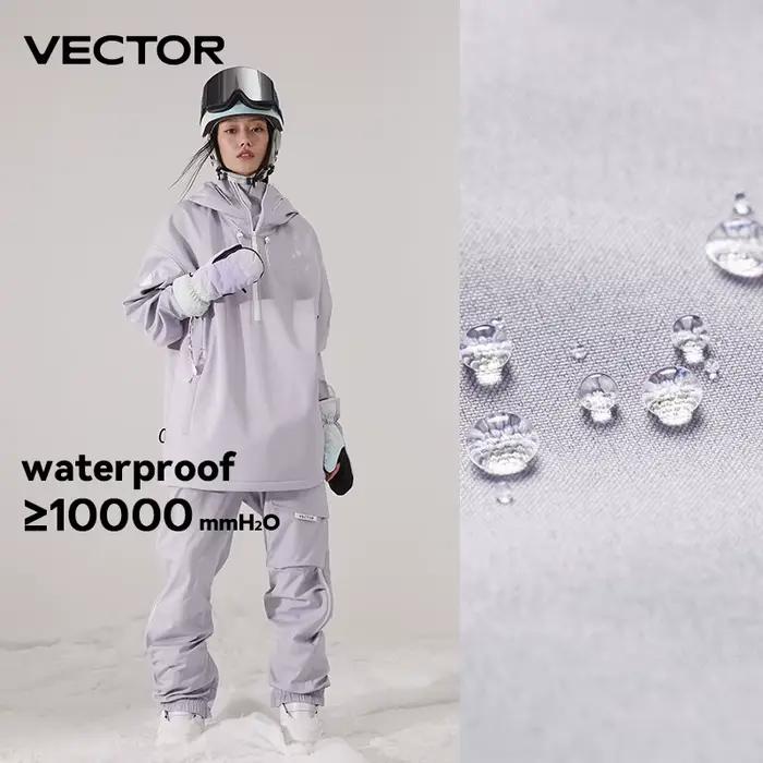 Veste de ski unie pour hommes et femmes, pantalon de ski chaud, coupe-vent, salopette d'hiver à capuche, imperméable, vêtements de sport de plein air, snowboard occasionnels