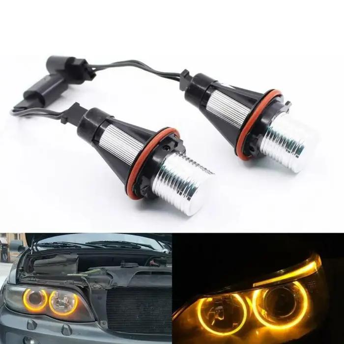 Ampoules de marqueur yeux d'ange, phares lumineux de remplacement, accessoire de voiture pour BMW E3