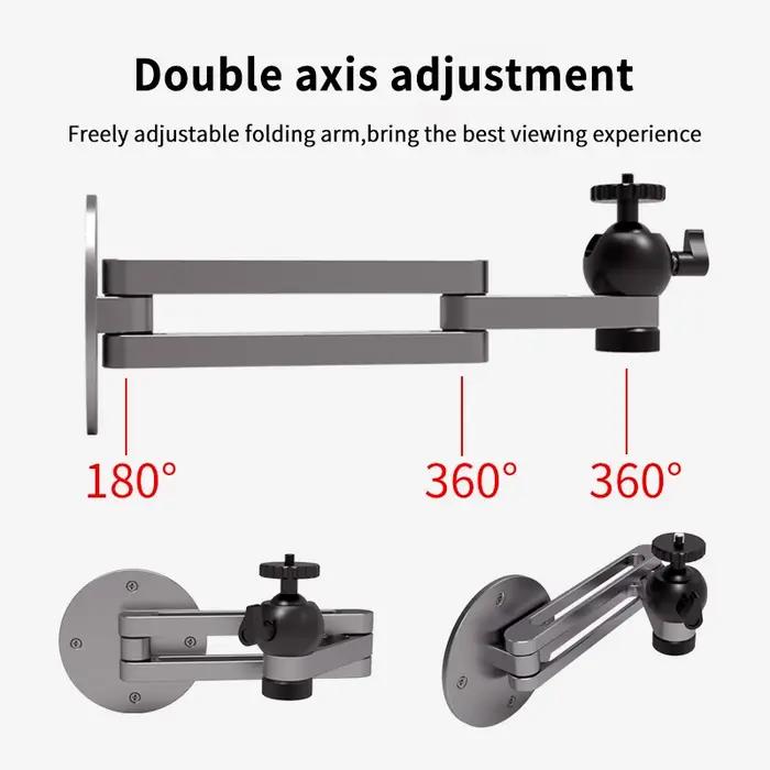 Support de montage mural pour projecteur, Support mural pliable réglable multi-angle, accessoire de