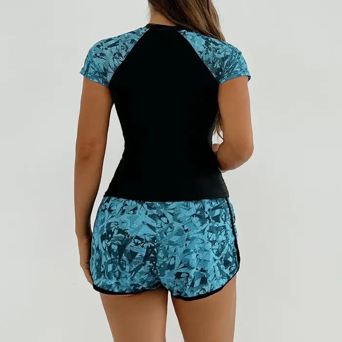 Nouvel ensemble de maillots de bain séparés imprimés Tankini pour femme, vêtements de sport de plage