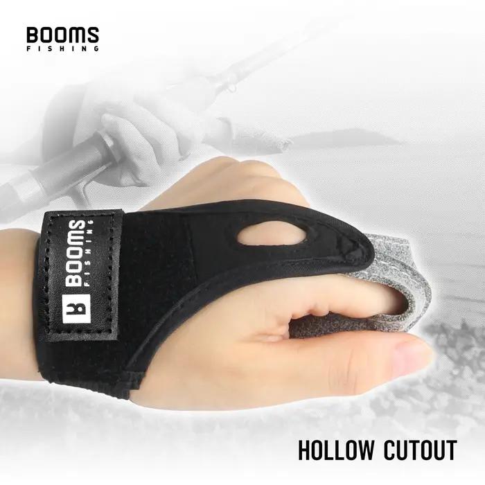 Gants de pêche à la mouche Booms Fishing FG1 protège-doigt unique antidérapant respirant pour pêcheurs et surfeurs occasions spéciales