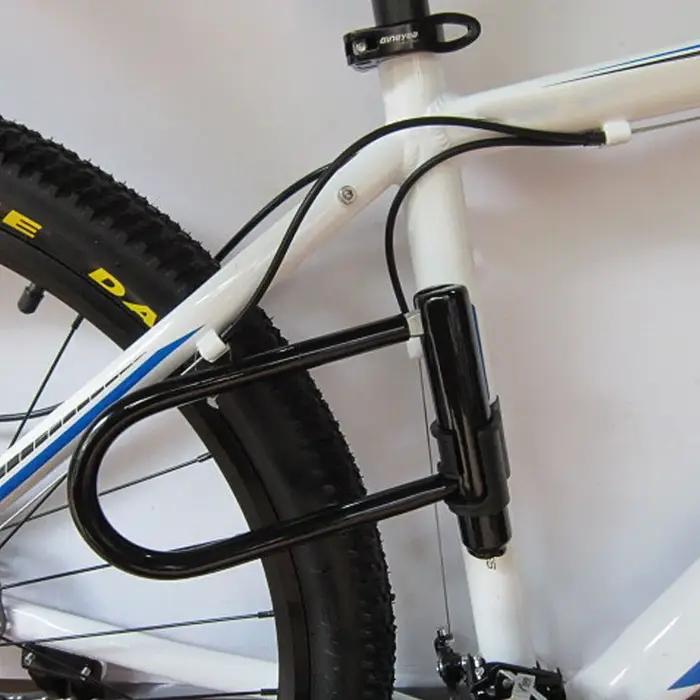 Verrou en U robuste avec support antivol pour scooters électriques vélos de montagne portes de cyclisme sur route sécurité scooter électrique vélo de montagne