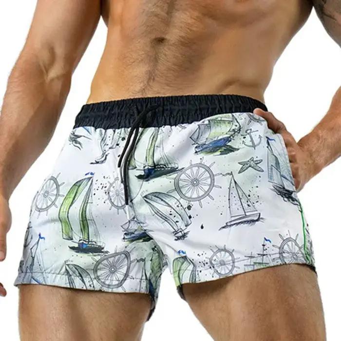 Short camouflage homme léger respirant - Vêtement sport été à séchage rapide taille EU/US