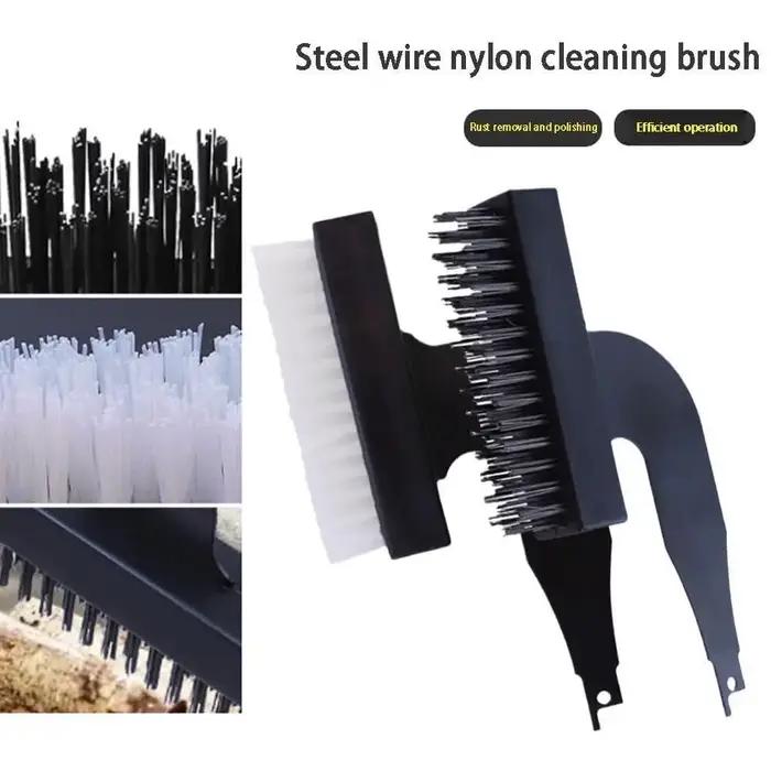 Brosse de nettoyage électrique universelle en fil de nylon pour scie alternative, pour le décapage d