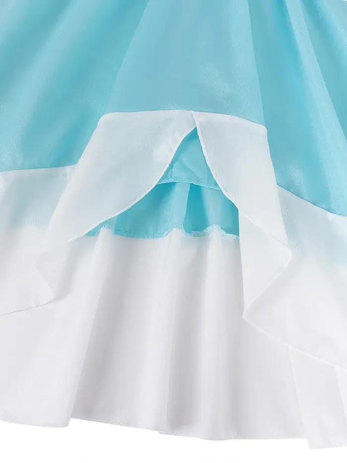 Robe Rosalina pour filles, costume d'Halloween pour enfants, robe de princesse à manches longues pou