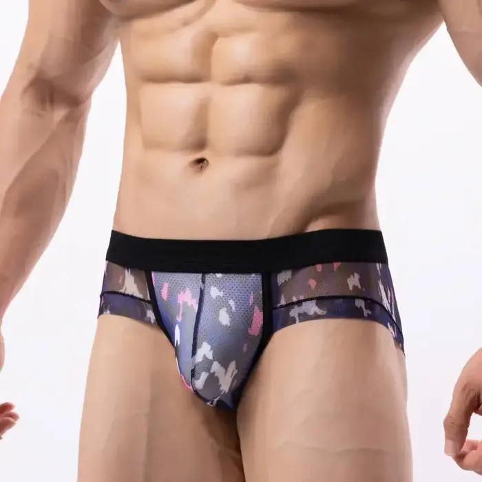 Slips respirants pour hommes en maille douce coupe basse confortables pour activités physiques et entraînement quotidien