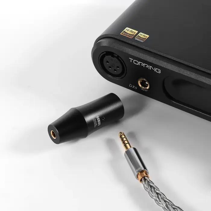Adaptateur symétrique DDHIFI XLR44B XLR 4 broches à 4.4mm