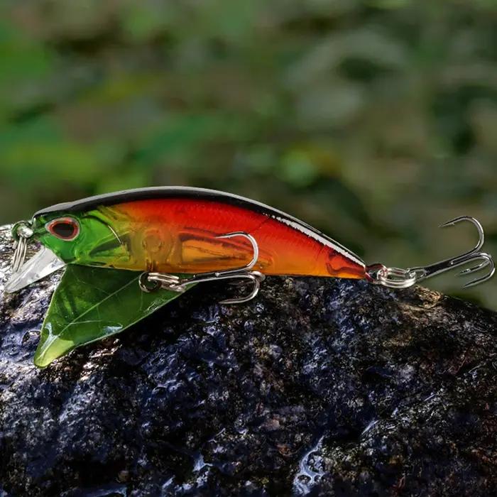 Mini leurres de pêche coulants Minnow Wobblers, appâts artificiels en plastique dur pour truite, Jer
