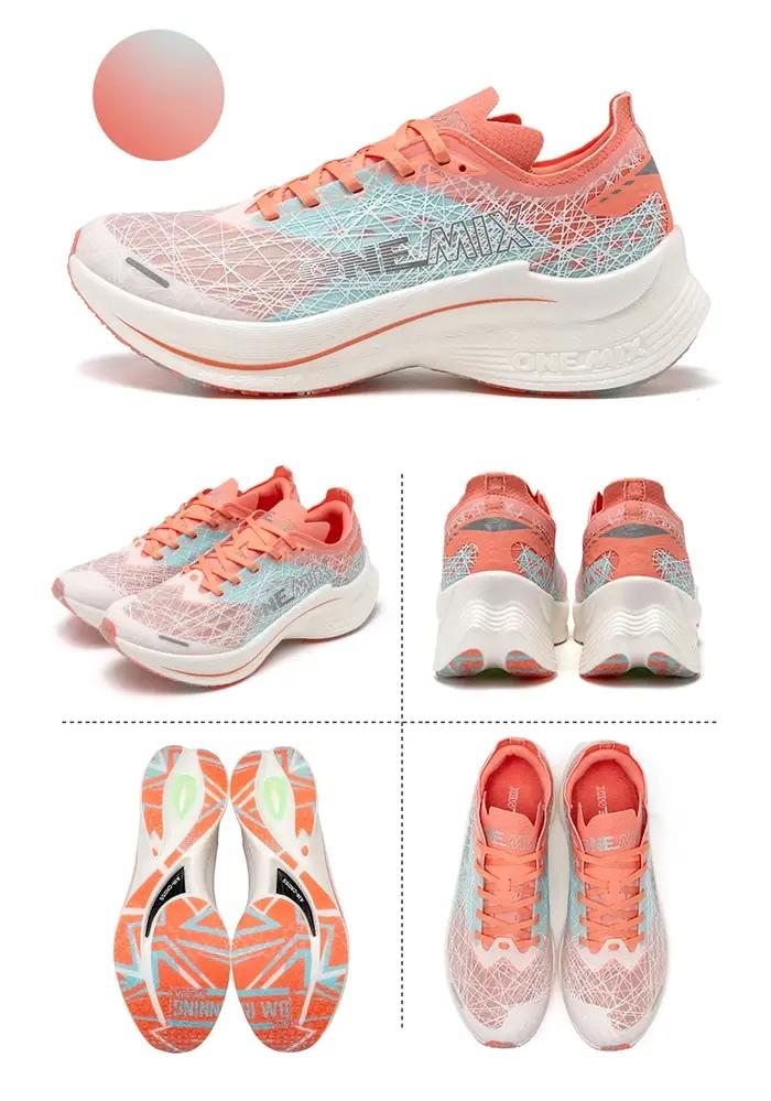 ONEMIX – chaussures de course à plaque de carbone pour hommes et femmes, baskets de sport ultra-légè