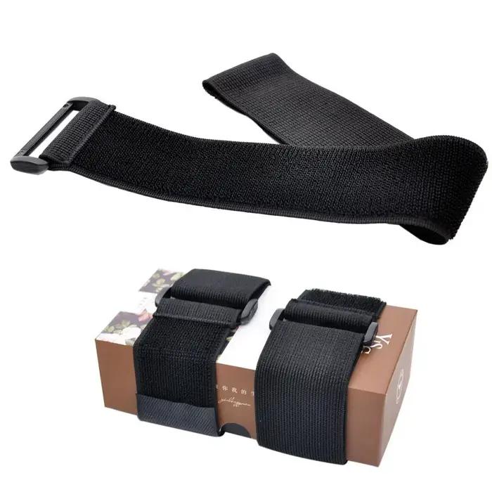 Boucle inversée hautement élastique personnalisable, bande élastique en Nylon, boucle à crochet, att