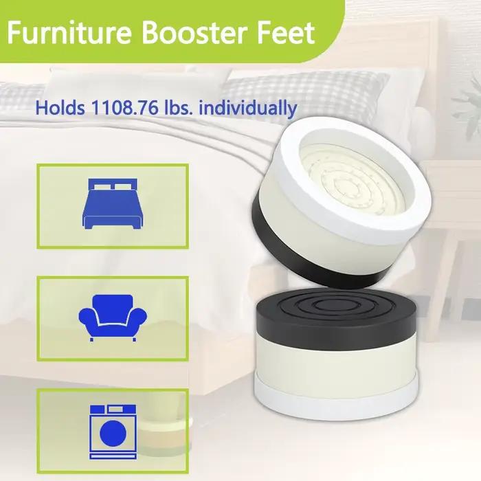 Coussinets de pieds rehaussants pour meubles empilables: coussinets de pieds de table, table à thé e