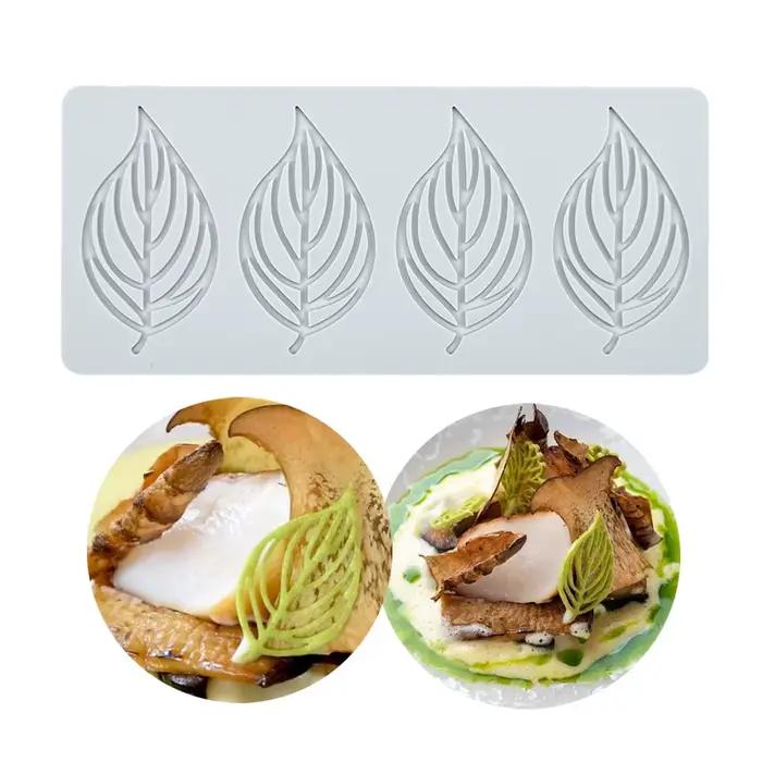 Coussin multi-styles en dentelle pour gâteau, feuille de bulle d'amour, Cuisine moléculaire, assiett