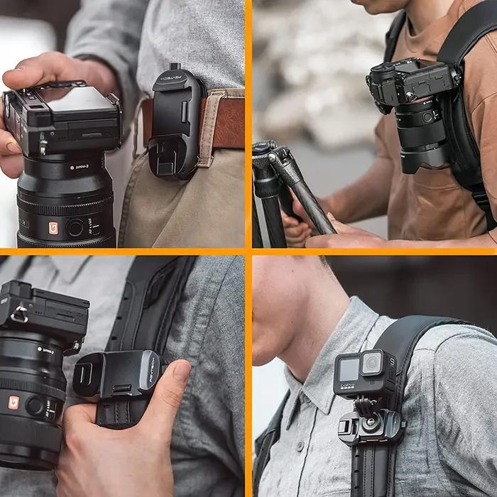 IcalYTECH-réinitialisation pour appareil photo Beetle avec plaque, système de dégagement rapide pour