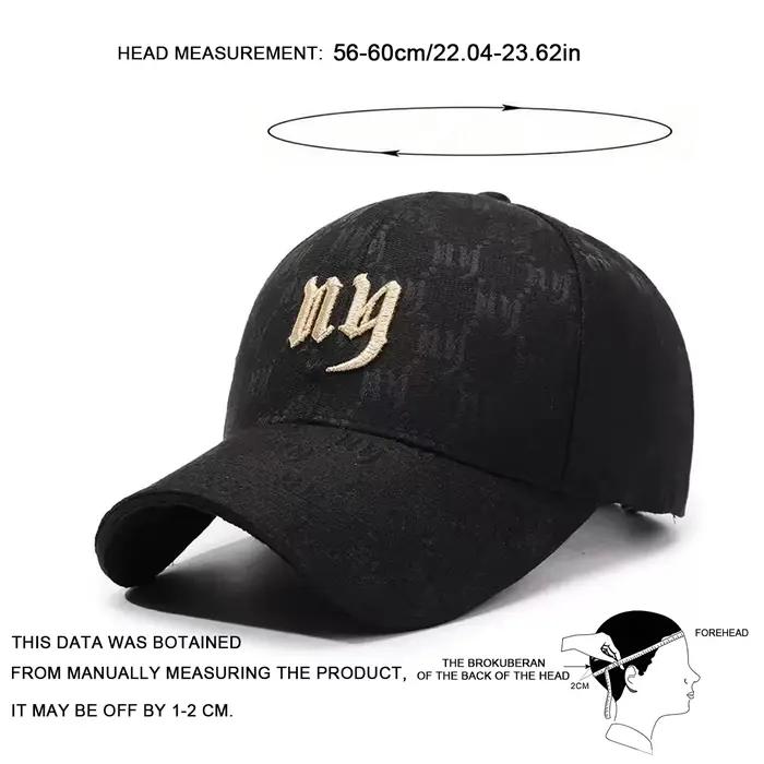 Casquettes de Baseball unisexes NY Lettter brodées, chapeaux décontractés réglables pour l'extérieur