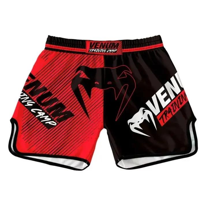 Short d'entraînement de boxe respirant combat boxe combat Sanda salle d'arts martiaux Muay MMA Thai