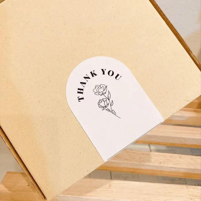 Étiquette autocollante de sceau, 50 pièces, agréable pour vous rencontrer aussi, merci, petites entr