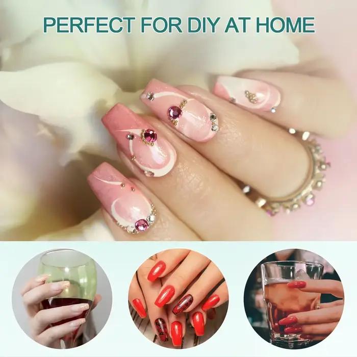 Nailpop-Faux ongles gel X, extensions d'ongles faciles à tremper, forme moyenne et courte, amande/ca
