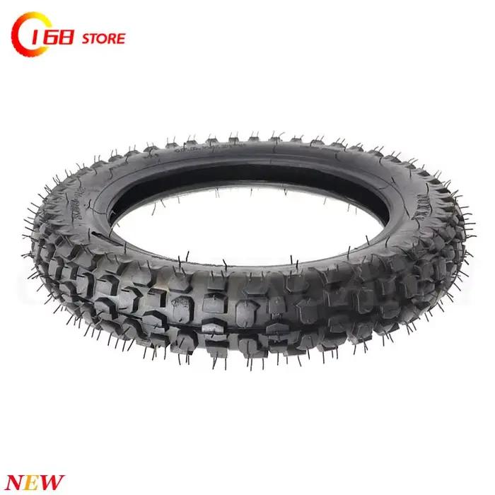 Pneu et chambre à air de haute qualité 3.00-12 80/100-12, pneu de 12 pouces pour moto tout-terrain, motocross, dirt bike