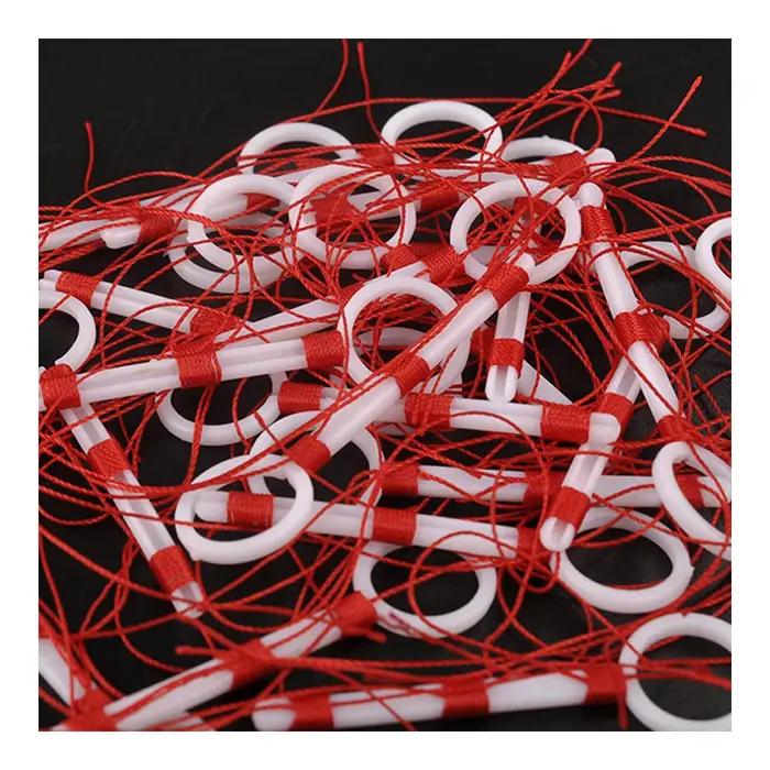 20 pièces fil de coton Bobber Looper noeuds d'arrêt cordon corde corde bouée pêche flotteur accessoi