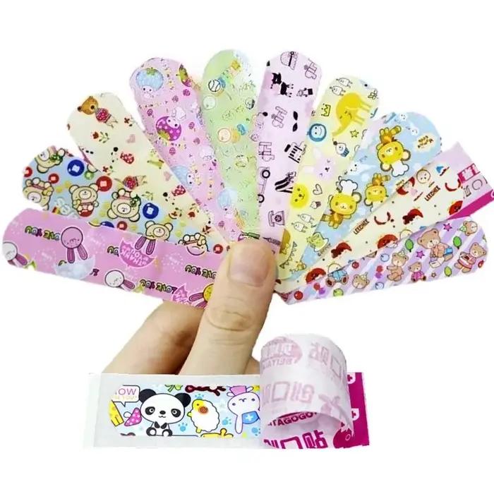 100 pcs/pack Kawaii pansement étanche Curitas dessin animé plaie plâtre pour enfants peau pansement