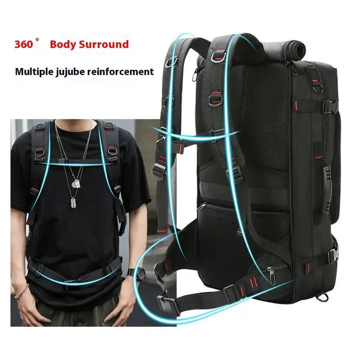 Sac à dos de voyage de grande capacité 50L 70L, bagages, entraînement sportif, Fitness, chaussures i