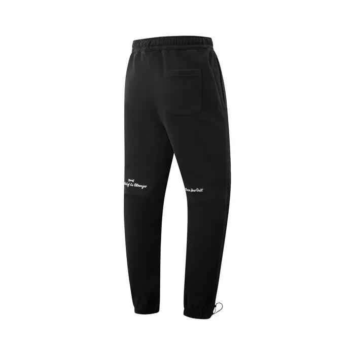 Li-ning pantalon Wade homme chaud au hiver polaire coupe ample 74% coton 26% Polyester doublure pant