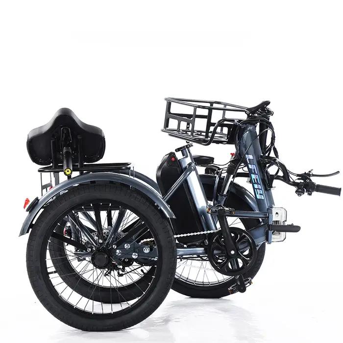 Tricycle électrique pliable pour femme Fatbike