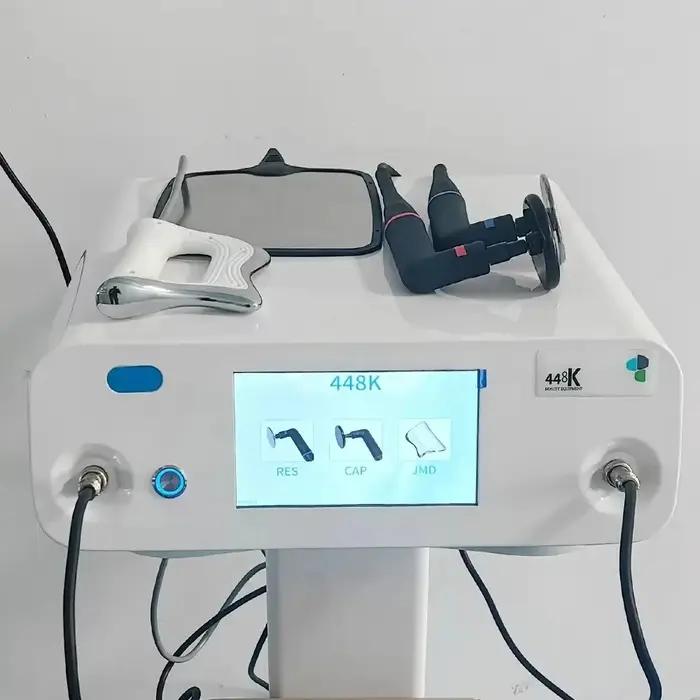 448Khz Tecar CET RET JDM soulagement de la douleur Machine de physiothérapie diatermie corps façonna