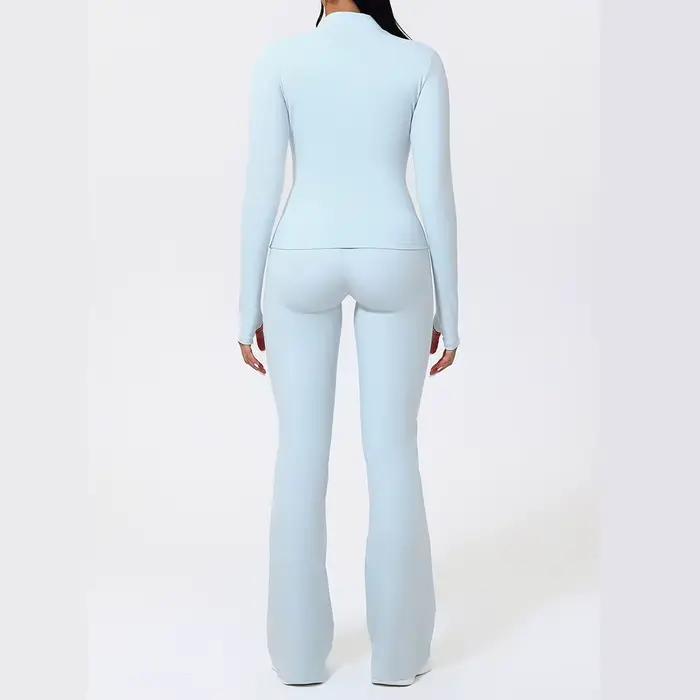 2 pièces costume de Yoga ensemble de sport vêtements de Yoga ensemble de gymnastique femmes survêtem